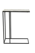 Side Table 48X26X60 Cm Macy Nickel