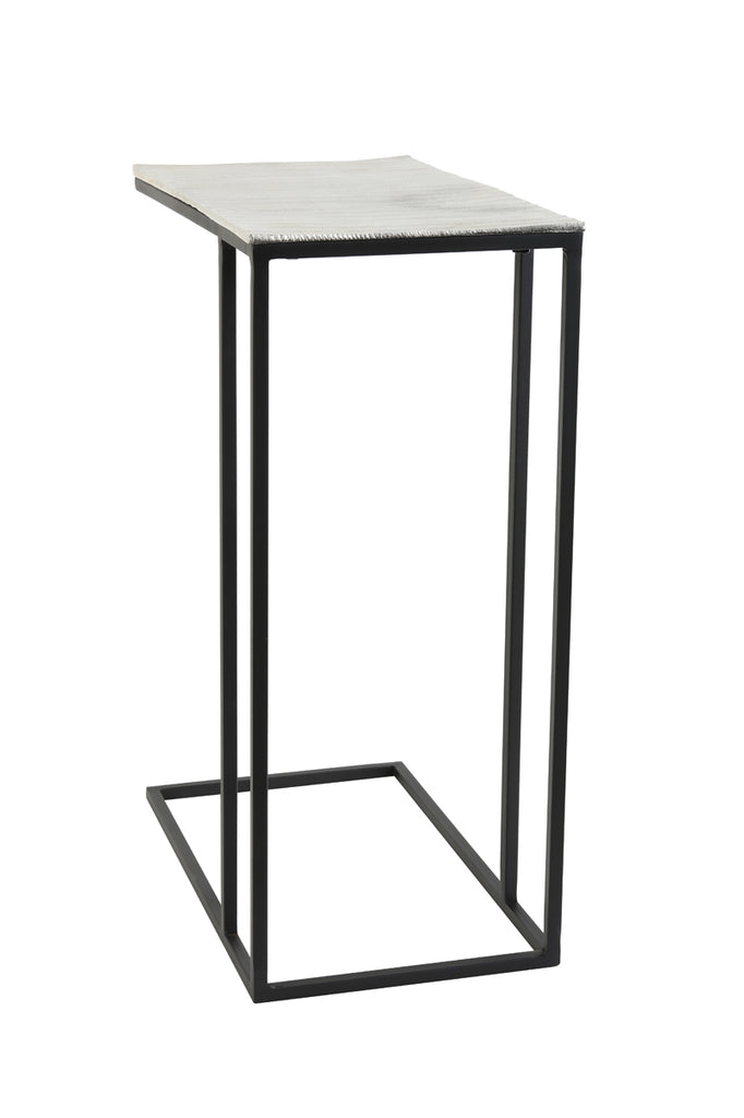 Side Table 48X26X60 Cm Macy Nickel