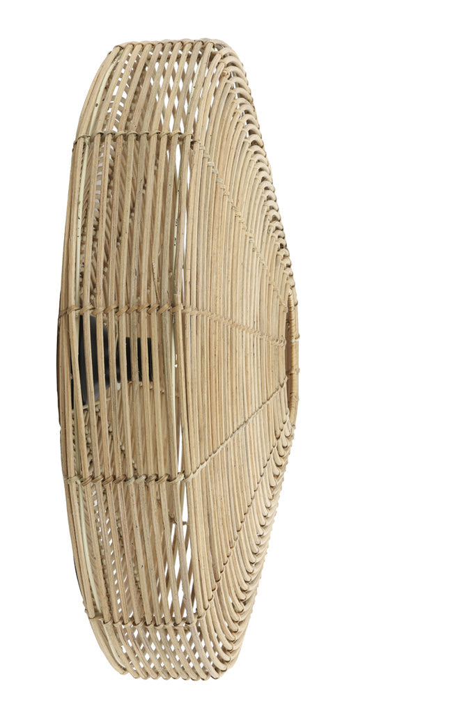Wall Lamp 60X21 Cm Mataka Rattan Natural