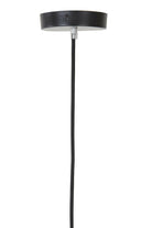 Hanging Lamp 40 Cm Medina Glass Rainbow + Black