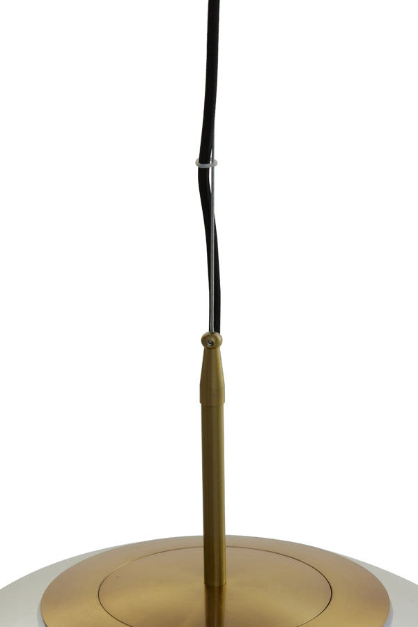 Hanging Lamp 48 Cm Medina Antique Bronze + Glass Clear