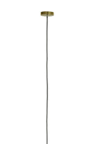 Hanging Lamp 48 Cm Medina Antique Bronze + Glass Clear