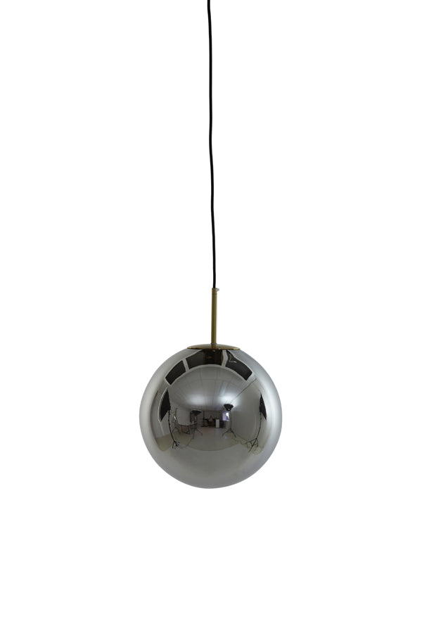 Hanging Lamp 30 Cm Medina Antique Bronze + Smoked Glass