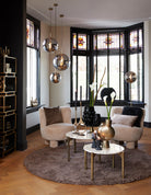 Hanging Lamp 30 Cm Medina Antique Bronze + Smoked Glass