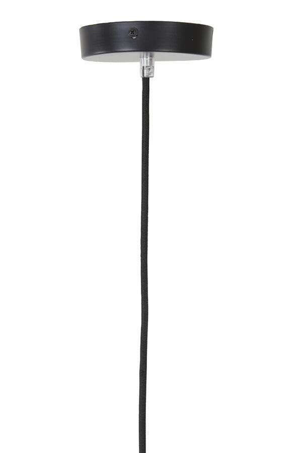 Hanging Lamp 30 Cm Medina Glass Rainbow + Black