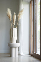 Side Table 46X50 Cm Mikola Matt Cream