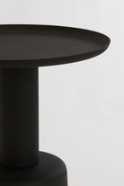 Side Table 39X52 Cm Milaki Black