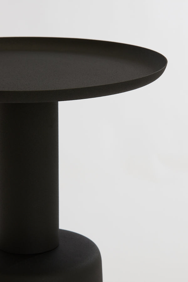 Side Table 39X52 Cm Milaki Black