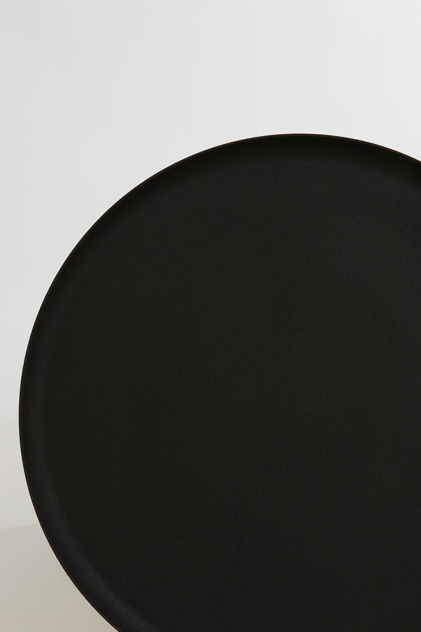 Side Table 39X52 Cm Milaki Black