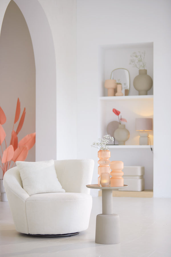 Side Table 39X52 Cm Milaki Light Grey