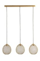 Hanging Lamp 3L 104X30X34 Cm Moroc Gold