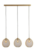 Hanging Lamp 3L 104X30X34 Cm Moroc Gold