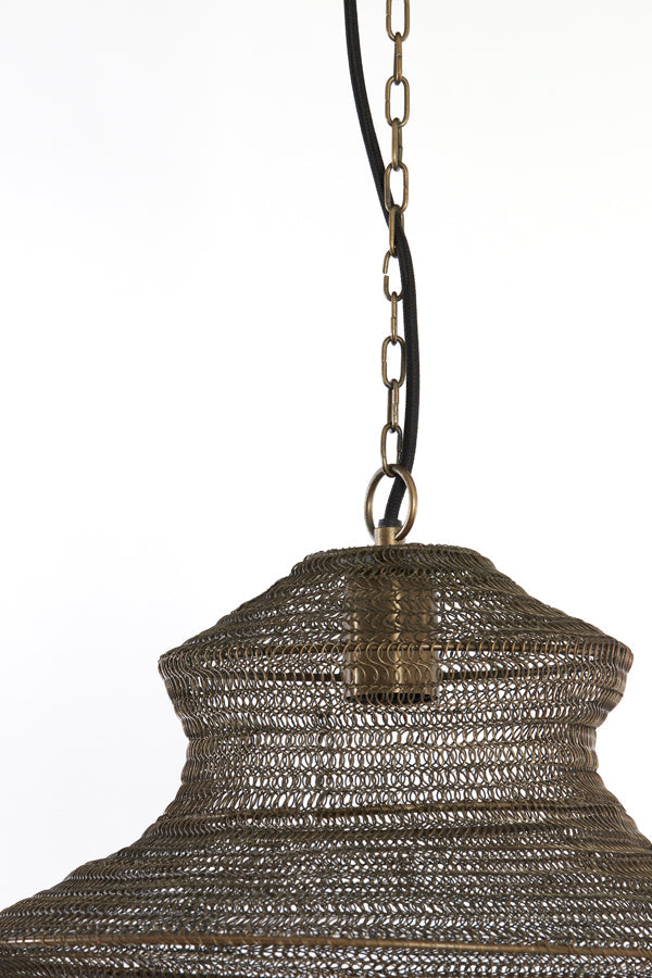 Hanging Lamp 48X82 Cm Nakisha Antique Bronze