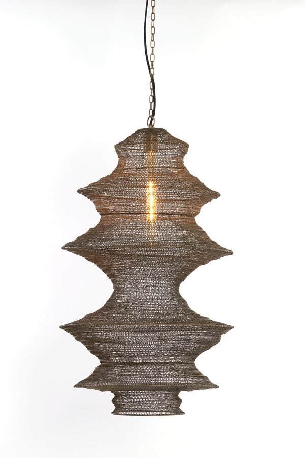 Hanging Lamp 48X82 Cm Nakisha Antique Bronze
