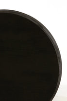 Side Table 46X52 Cm Nalagu Mango Wood Matt Black