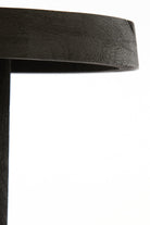 Side Table 35X46 Cm Nalagu Mango Wood Matt Black