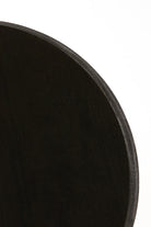 Side Table 35X46 Cm Nalagu Mango Wood Matt Black