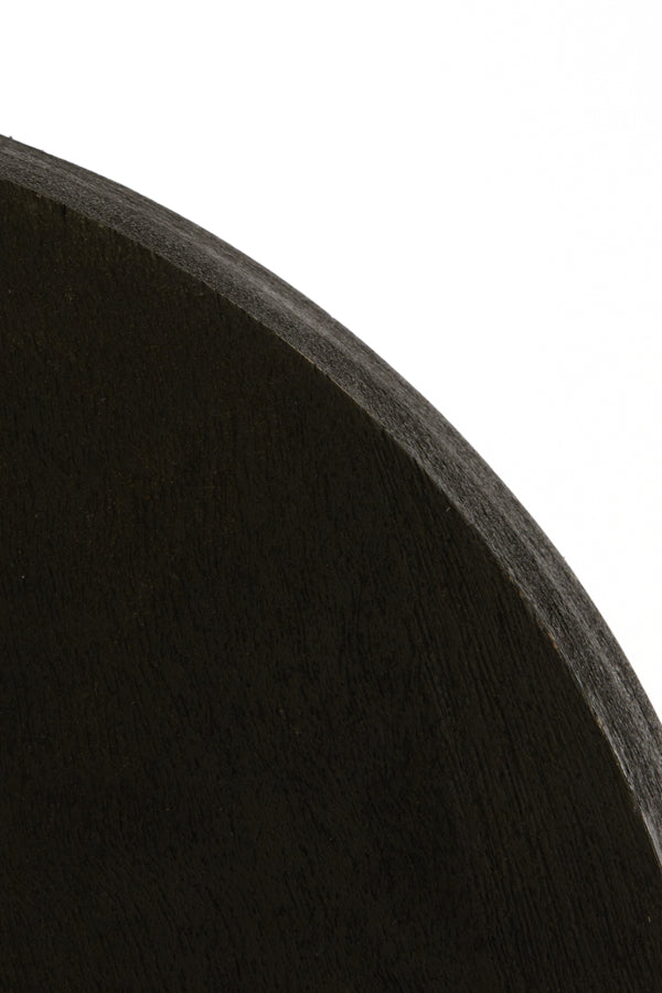 Side Table 35X46 Cm Nalagu Mango Wood Matt Black