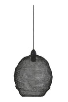 Hanging Lamp 38X42 Cm Nina Wire Shiny Black