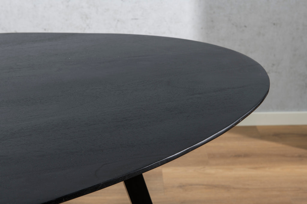 Oslo Black Acasia Web Leg 200Cm