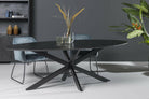 Oslo Eettafel Black Oval 210 Cm