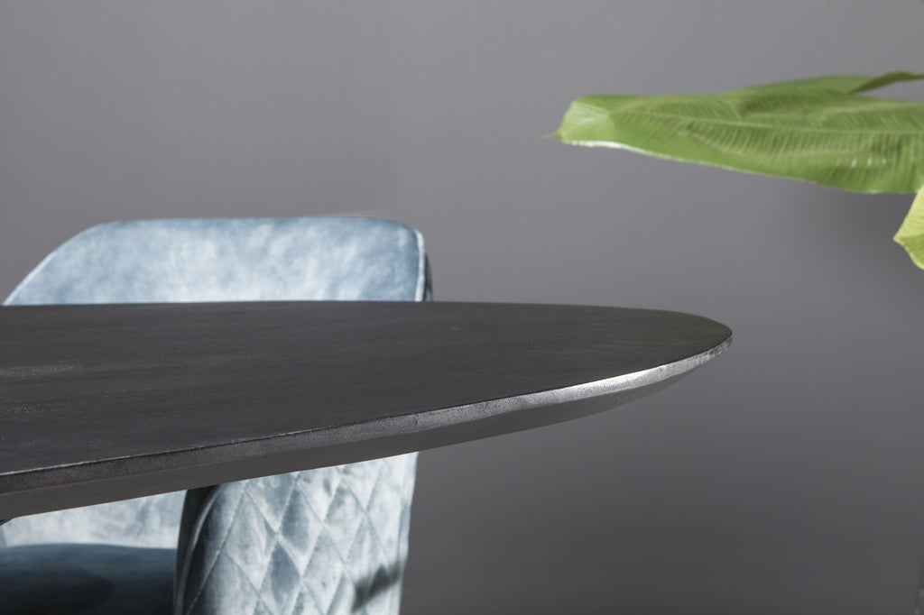 Oslo Eettafel Black Oval 210 Cm