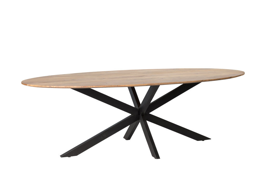 Oslo Oval Acasia 180Cm
