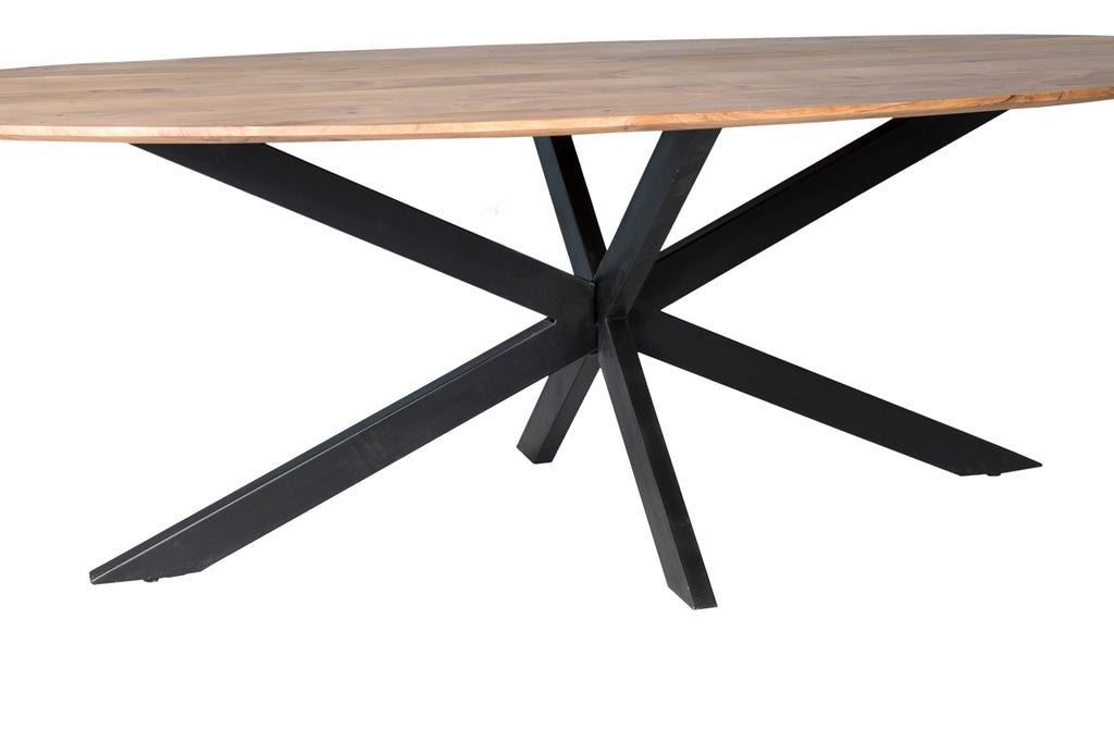 Oslo Eettafel Oval Acasia 210 Cm
