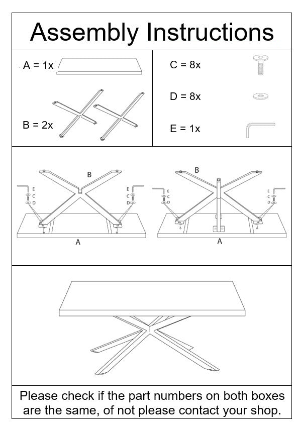Oslo Spider Eettafel Acasia 160 Cm