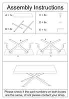 Oslo Spider Eettafel Black Acasia 220 Cm
