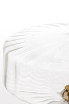 Table Lamp 30X45 Cm Pleat Glass Clear + Gold