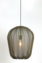 Hanging Lamp 42X50 Cm Plumeria Dark Green
