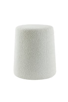 Poef Ø39X45 Cm Lauryn Bouclé Cream