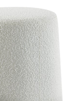 Poef Ø39X45 Cm Lauryn Bouclé Cream