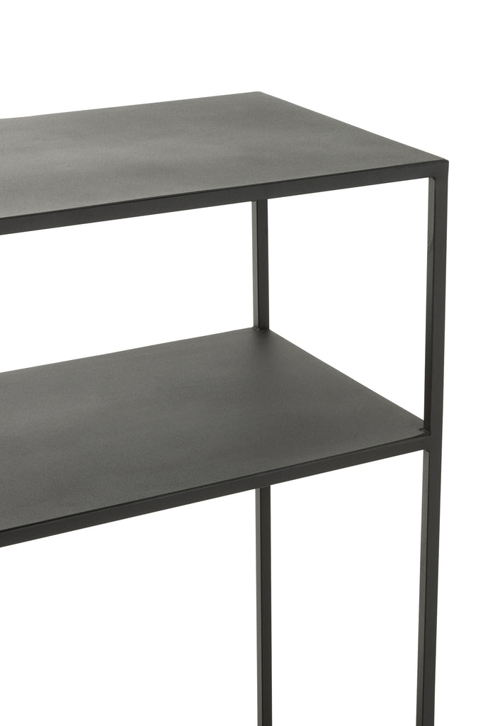 Rack 3 Levels Metal Black