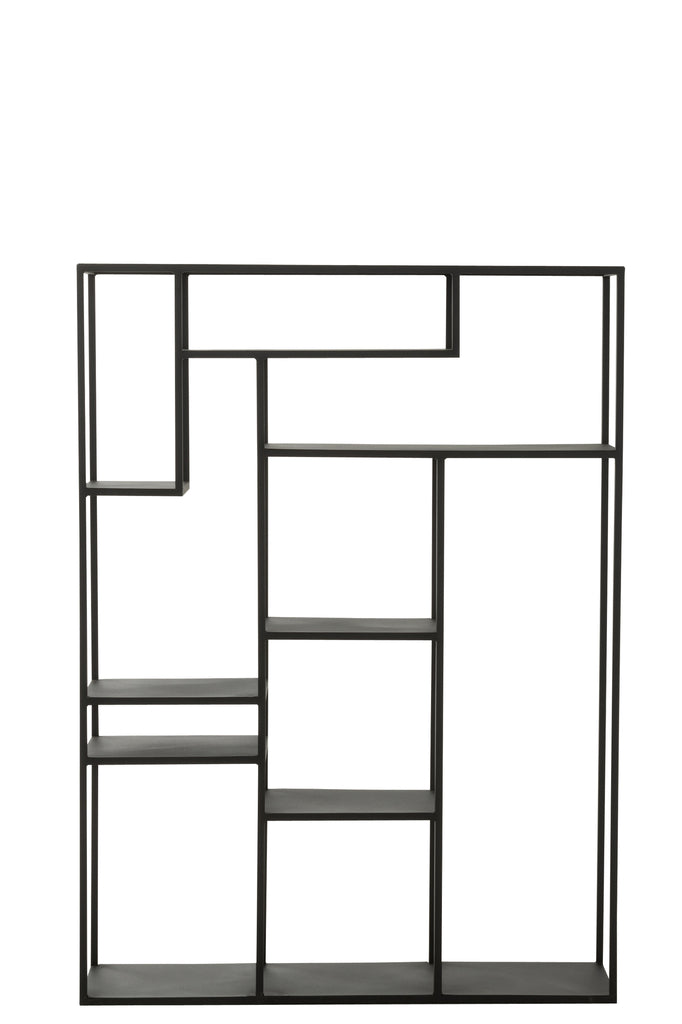 Rack Irregular Shelf Metal Black