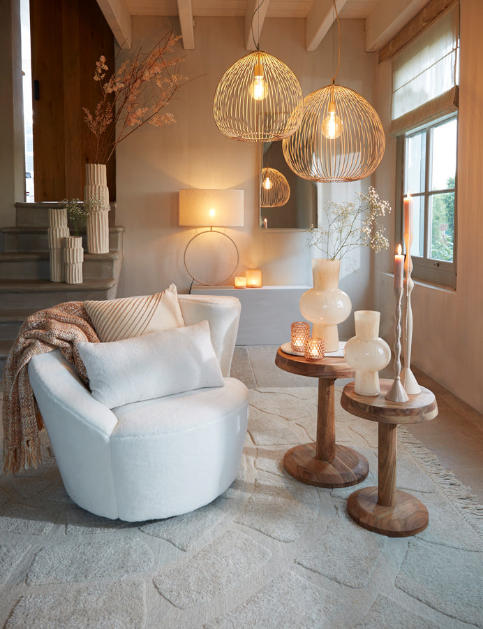 Hanglamp Rilana - Beige Ã˜34Cm