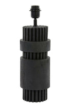 Lamp Base 15X45 Cm Sakura Wood Matt Black