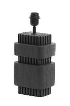 Lamp Base 17X13X37 Cm Sakura Wood Matt Black
