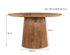 Salvator Eettafel 130Cm