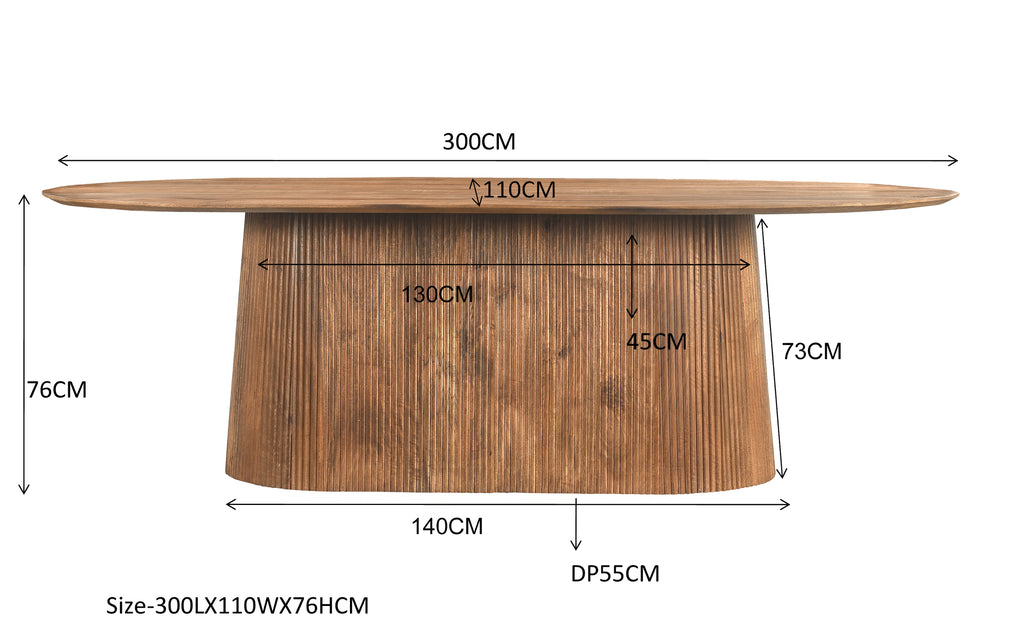 Salvator Eettafel 300Cm