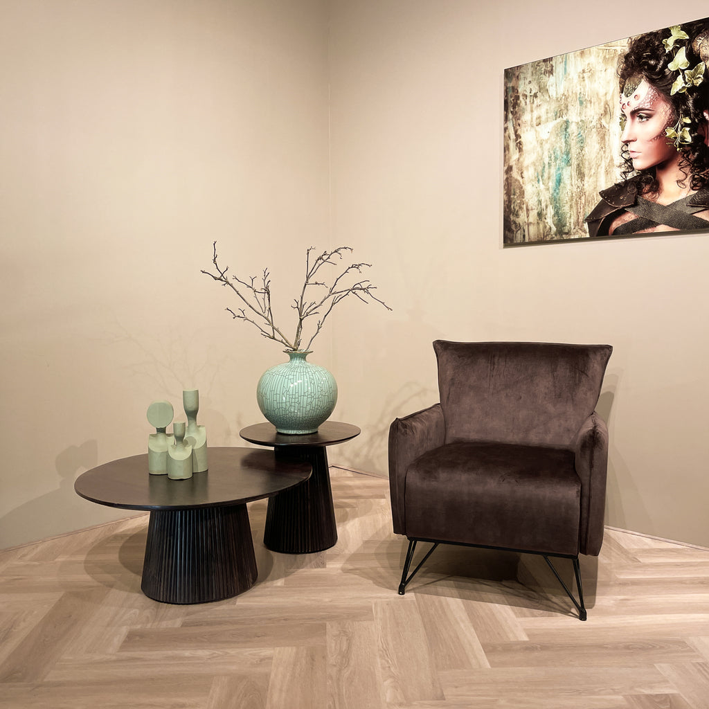 Salvator Salontafel Walnut 80Cm