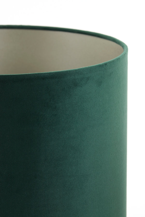 Lampenkap Cylinder 30-30-21 Cm Velours Dutch Green