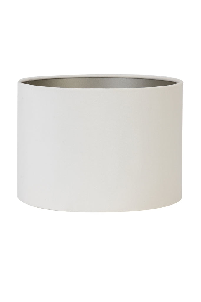 Lampenkap Cylinder 30-30-21 Cm Velours Off White