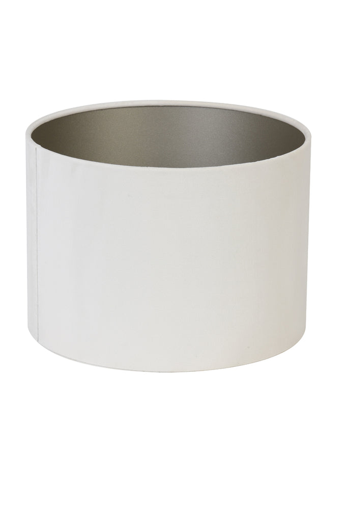 Lampenkap Cylinder 30-30-21 Cm Velours Off White