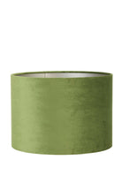 Lampenkap Cylinder 30-30-21 Cm Velours Olive Green