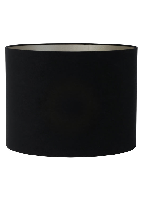 Lampenkap Cylinder 40-40-30 Cm Velours Black-Taupe