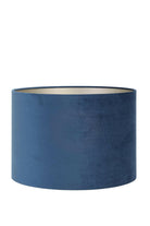 Shade Cylinder 40-40-30 Cm Velours Petrol Blue