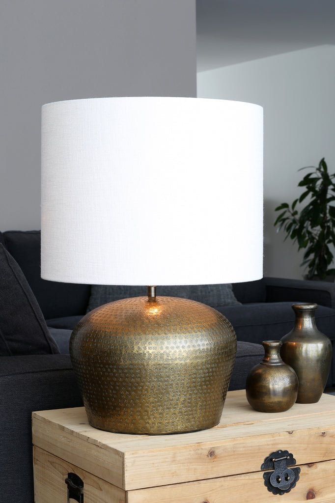 Lampenkap Cylinder 50-50-38 Cm Livigno Egg White