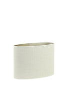 Lampenkap Oval Straight Slim 30-15-25 Cm Saverna Egg White
